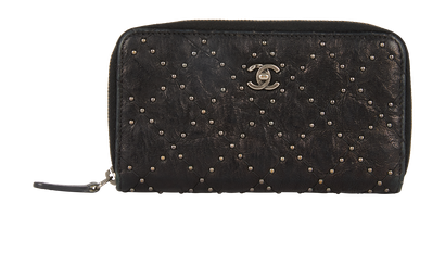 Chanel Studded Wallet, front view